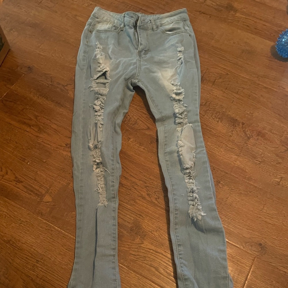 Stretch jeans small destroyed 26 in